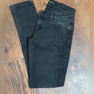 Levi’s Too Superlow 524 jeans, black, size 5